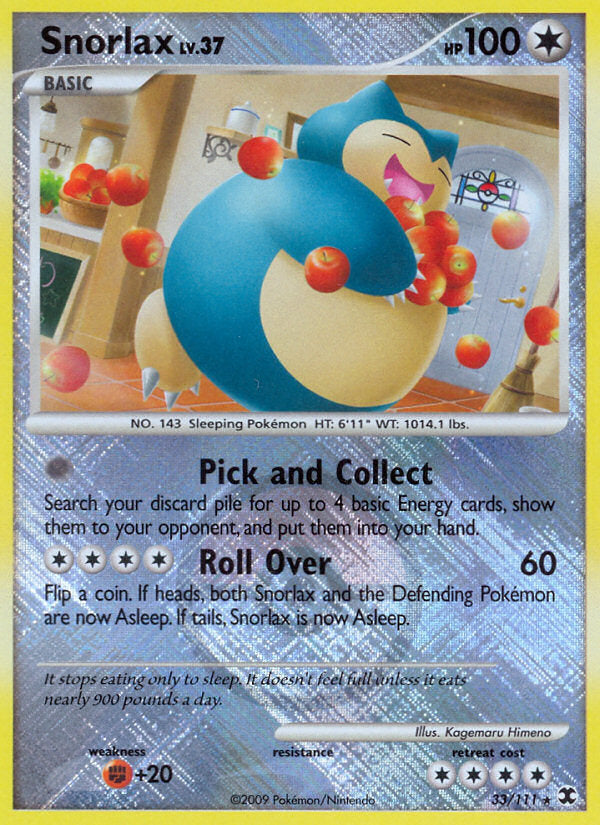 Rising Rivals Snorlax #33 League Promo
